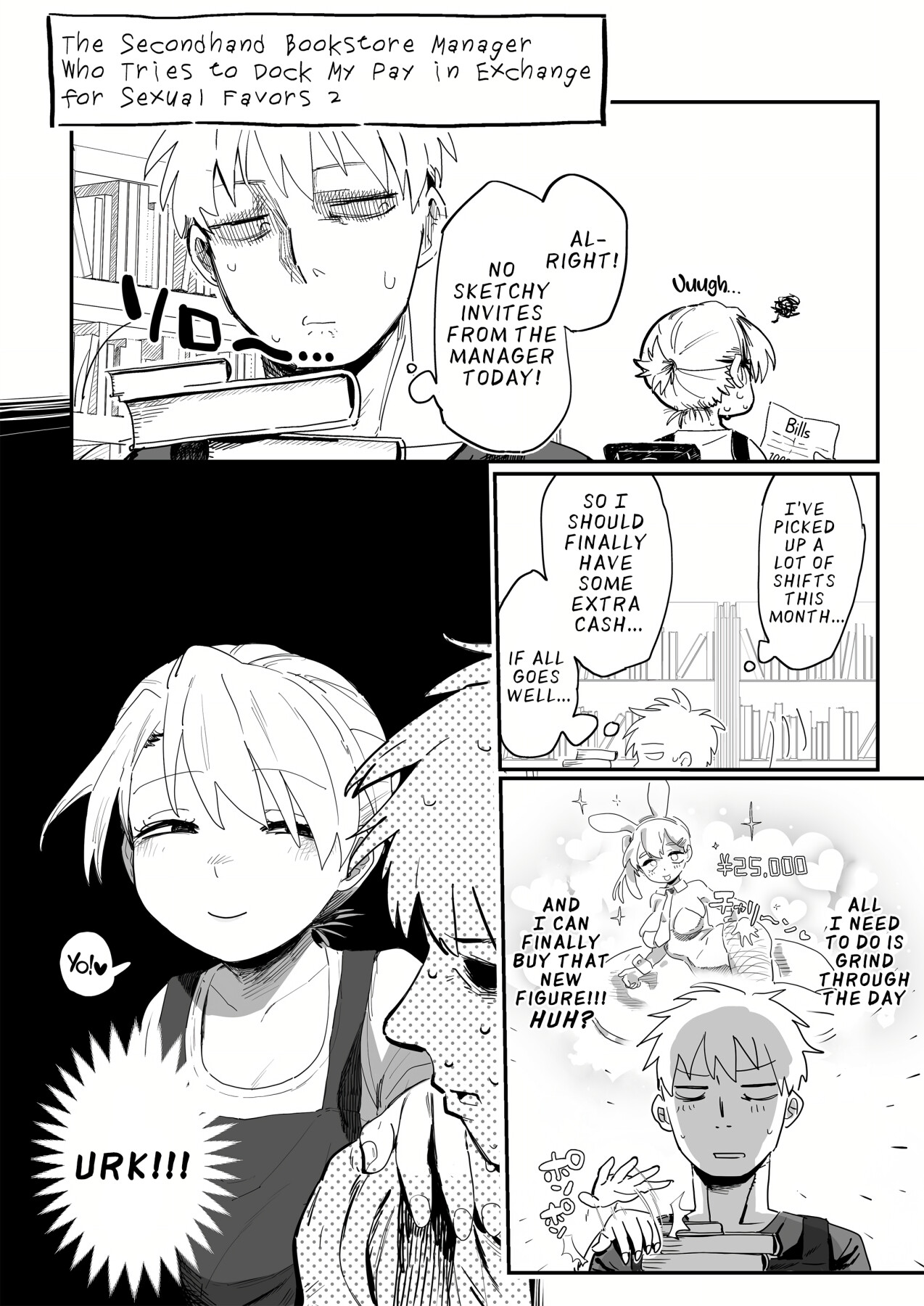 Hentai Manga Comic-My Manager Docks My Pay In Exchange for Sexual Favors!!!-Read-6